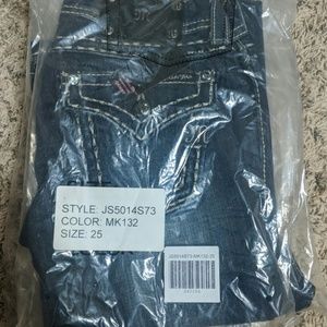 NWT MISS ME SKINNY JEANS SIZE 25